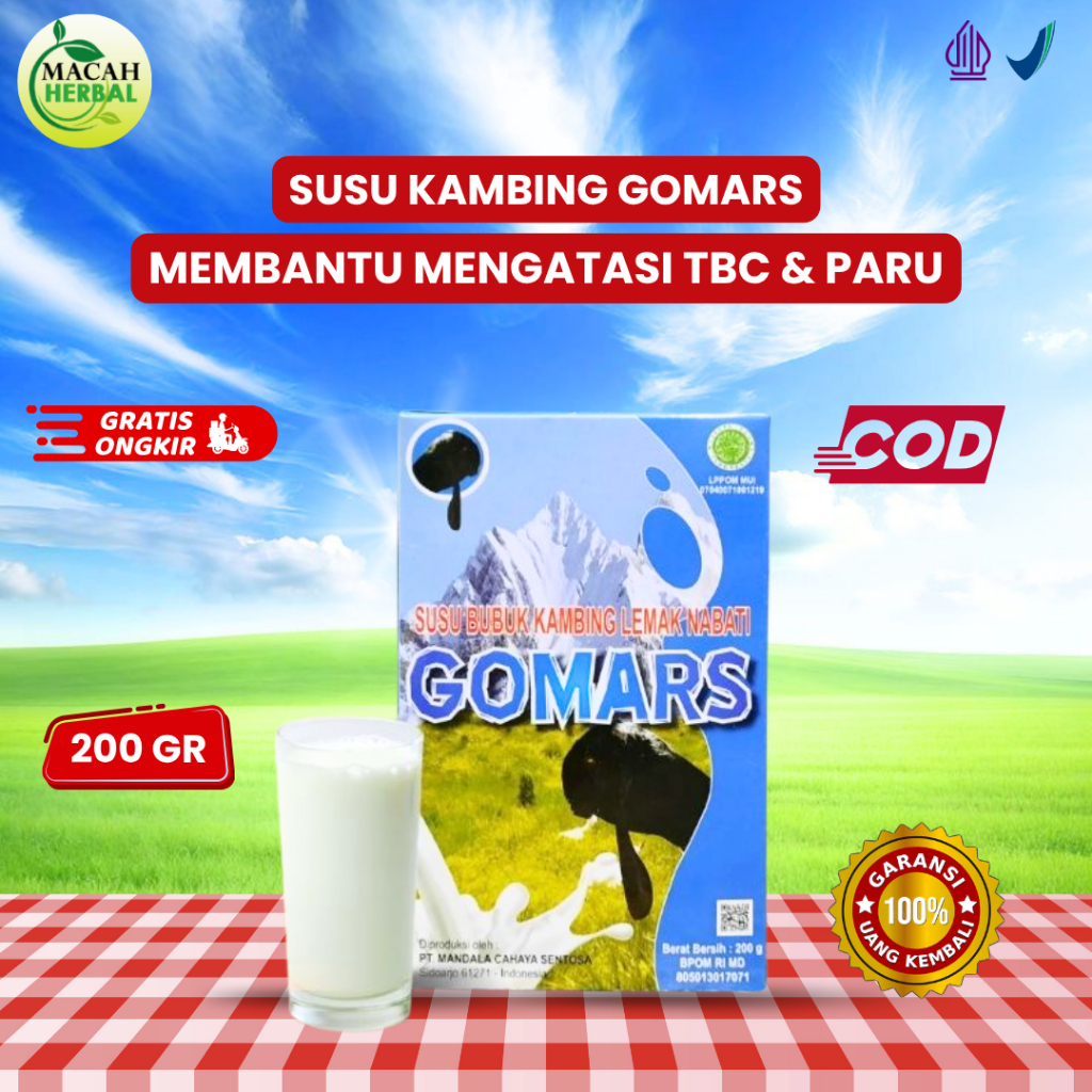 SUSU GOMARS/GOMARS SUSU KAMBING ETAWA/GOMARS 200GR