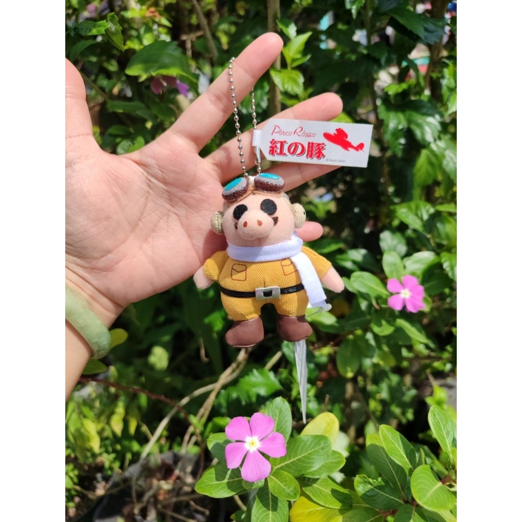 boneka gantungan kunci Porco Rosso dari Studio Ghibli sun arrow original store new tag