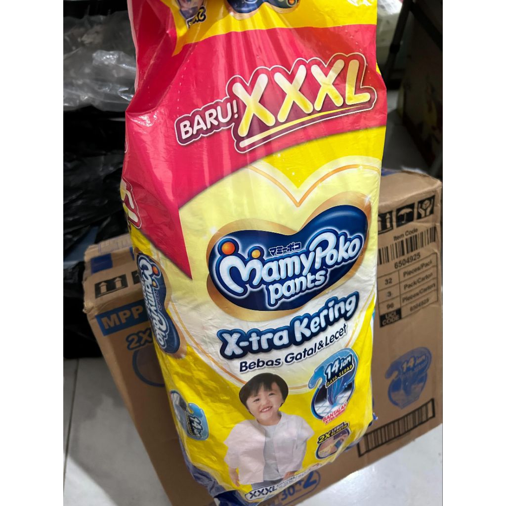Pampers Mamypoko Pants Size XXXL 1karton isi 3ball