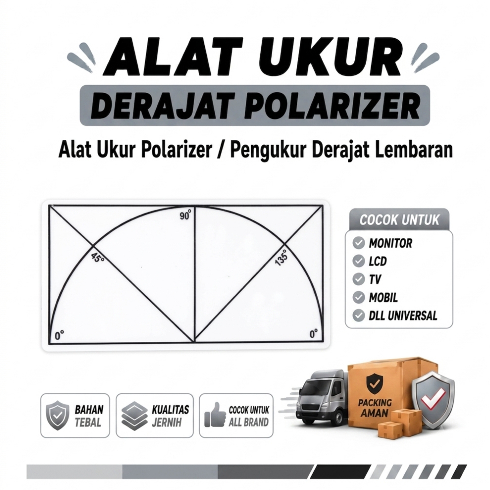 Alat Ukur Derajat Polarizer,Film Angle Testing Original