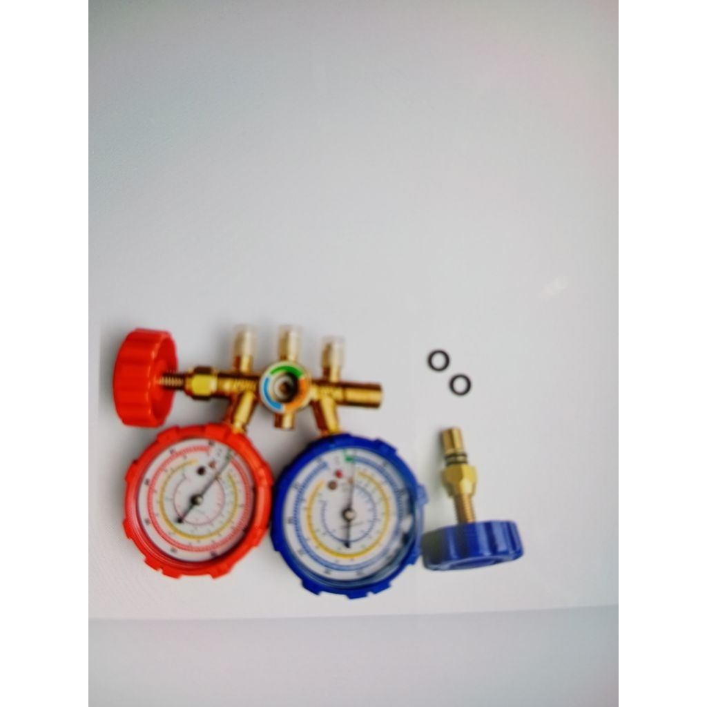 Sil Karet O-Ring Manifold Gauge AC Valve Stem Port Connector Refrigerant Seal