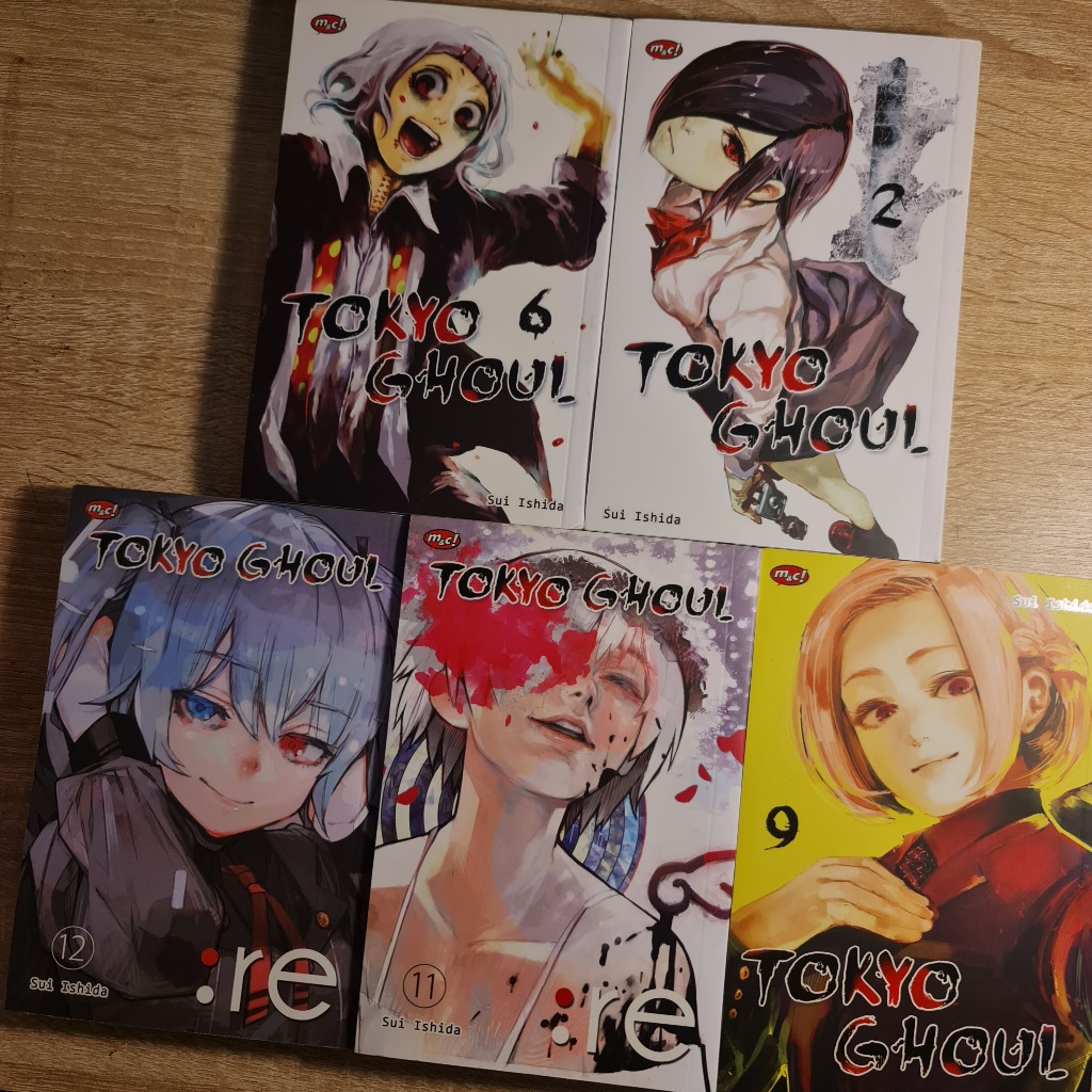 KOMIK CABUTAN BEKAS MANGA DEMON SLAYER KIMETSU NO YAIBA TOKYO GHOUL RE: