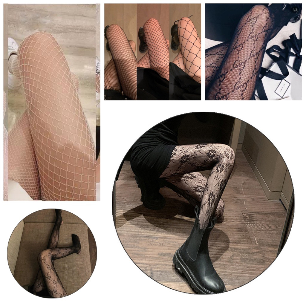 legging jaring wanita / stocking jaring wanita bermotif