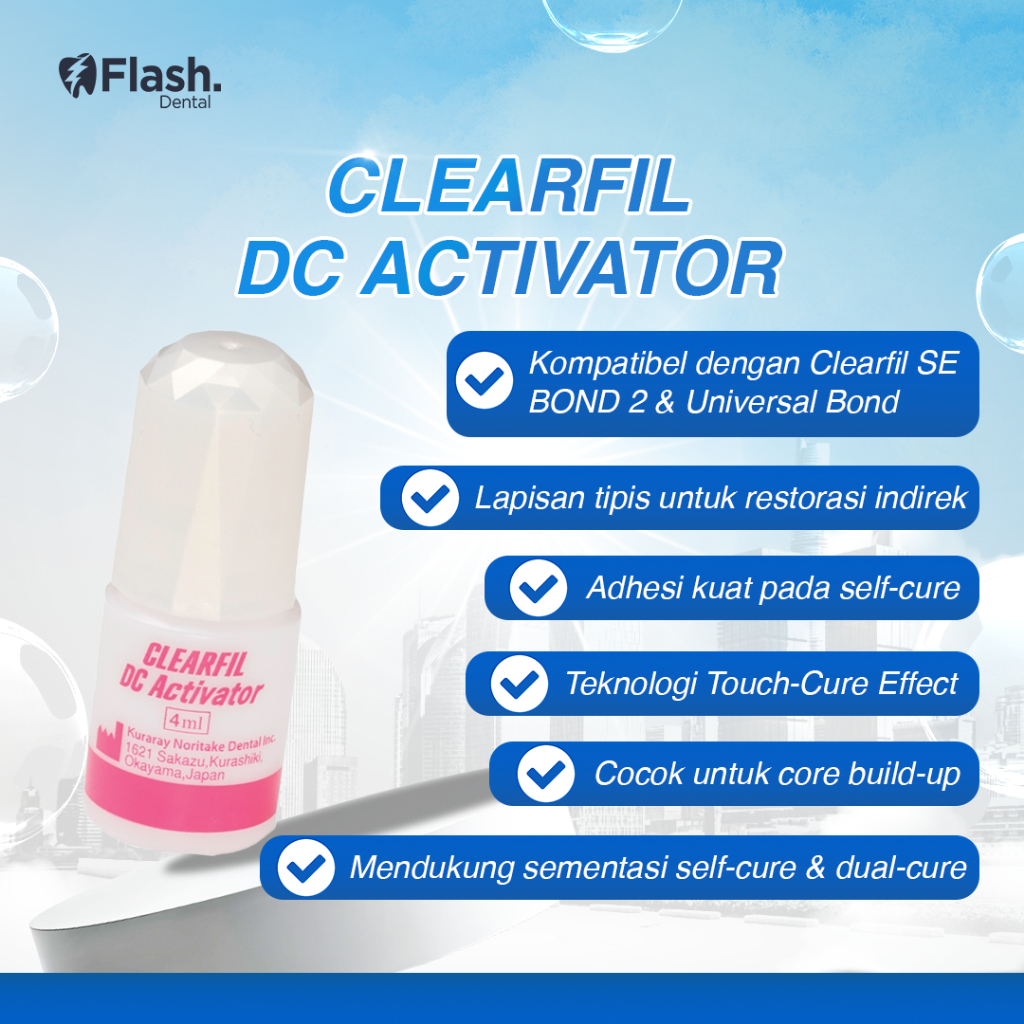 Clearfil DC Activator Kuraray 4ml Dual Self Cure Bonding