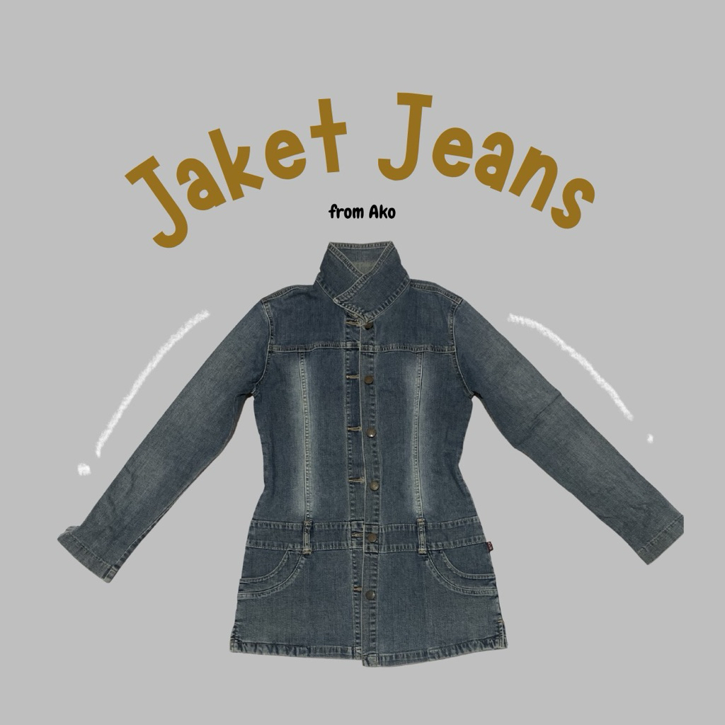Jaket Jeans Ako Original (Preloved)