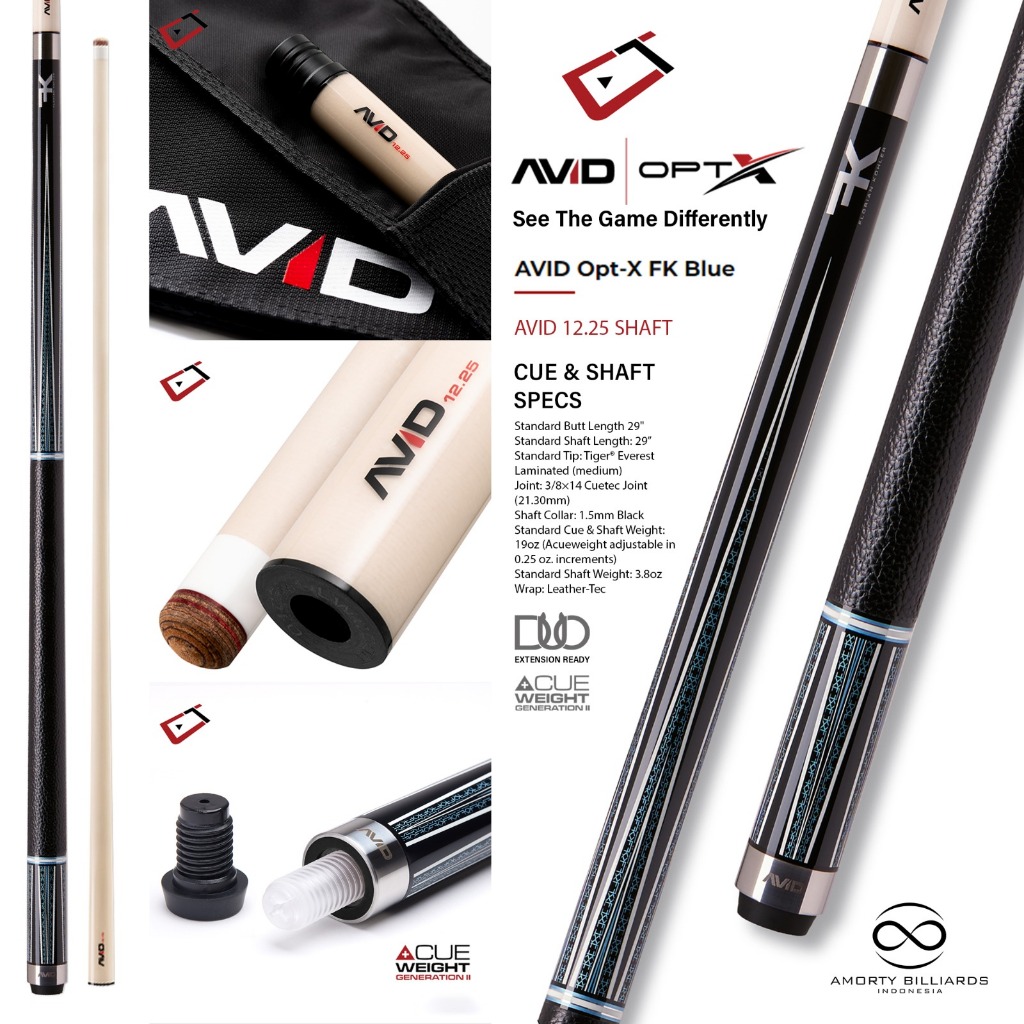 Cuetec Avid Opt-X Series / Stick Play Billiard