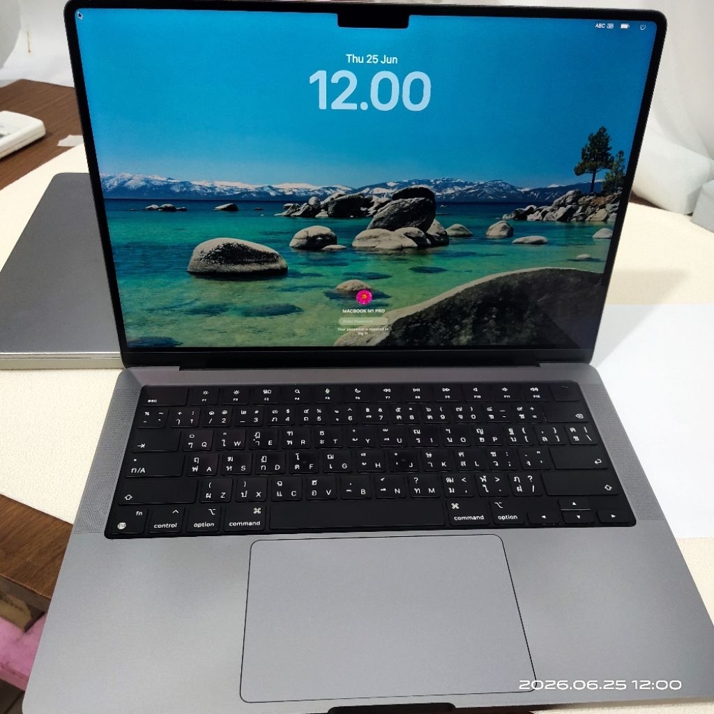 MACBOOK PRO M1 2021 Macbook Pro 14 inchi M1 2021 RAM 32GB SSD 1TB MACBOOK PRO Keyboard Thailand