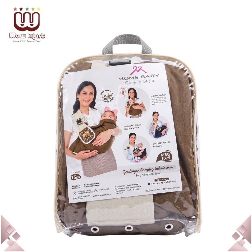 Moms Baby Gendongan MBG1027/ MBG1023/MBG1024/ MBG1025/ MBG1022/ MBG1018/ GENDONGAN SSC M-SHAPE PANNA
