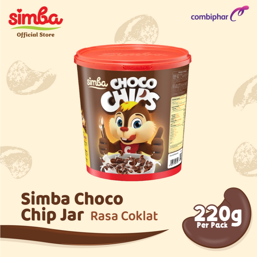 Choco Chips Cereal SIMBA Jar 220gr