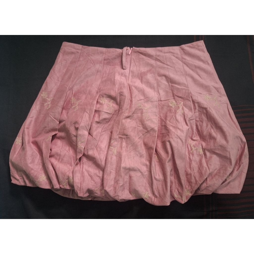 Rok pendek dusty pink