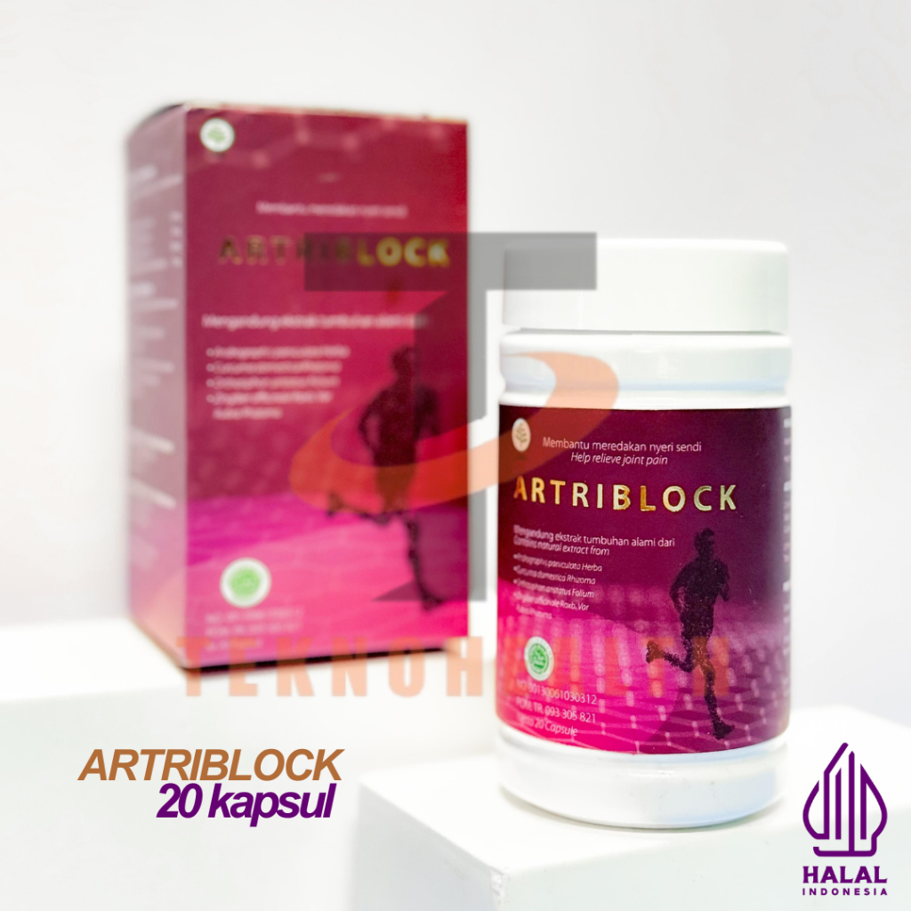 TEKNOHEALTH Artriblock Herbal Sendi Original 20 Kapsul