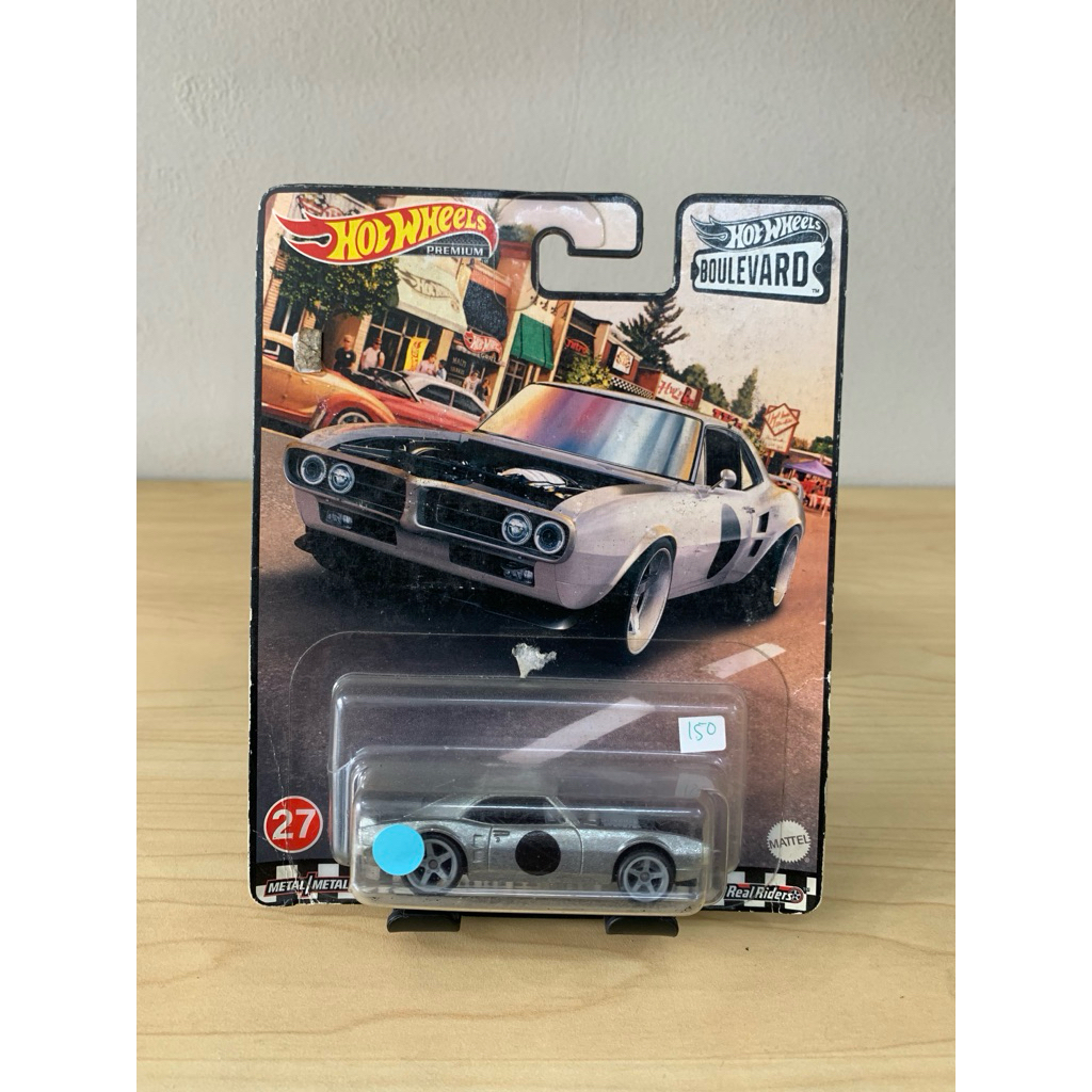 hot wheels boulevard custom 67 pontiac firebird silver