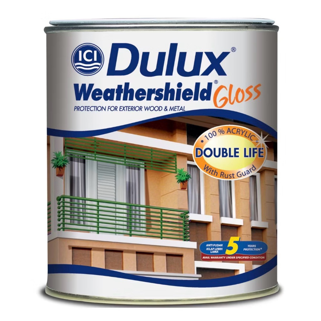 cat minyak dulux weathershield gloss 0,9L