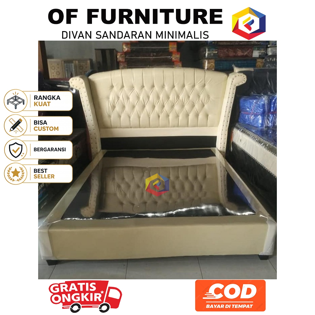 Divan dipan sandaran jaguar 160x200 springbed