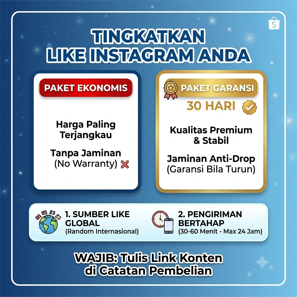Jasa Tambah Like Instagram Permanent