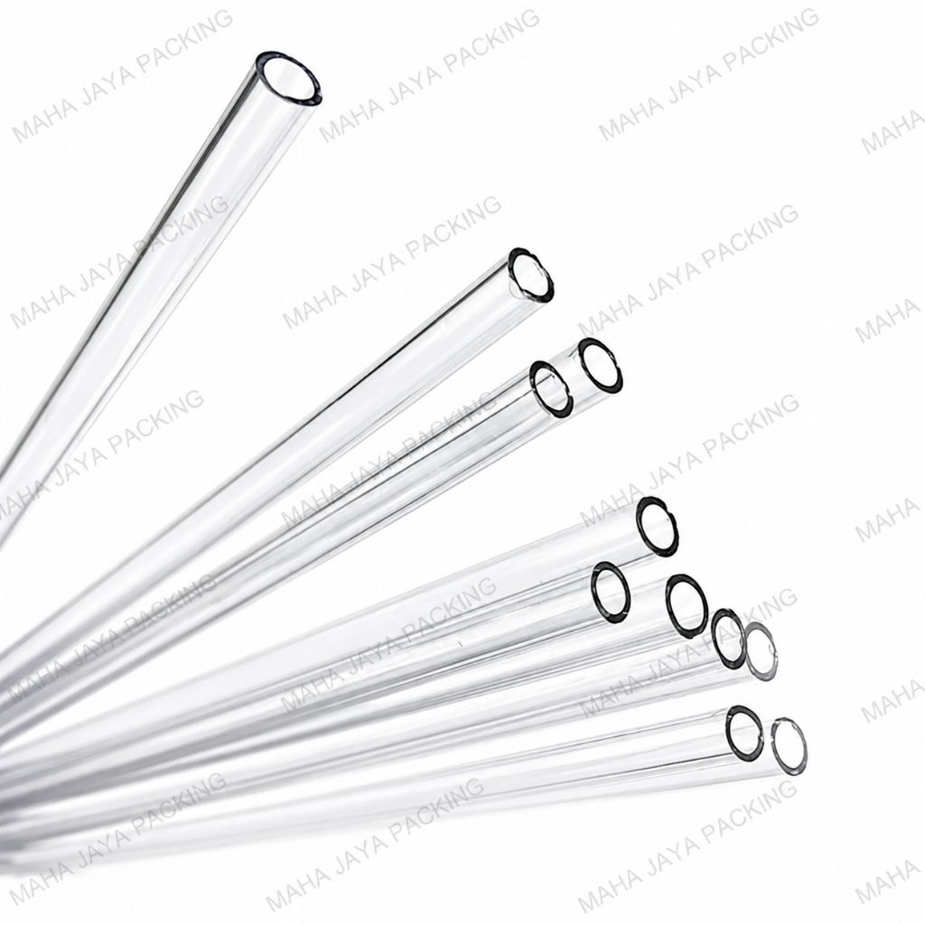 Pipa kaca 3/8inc x 30cm