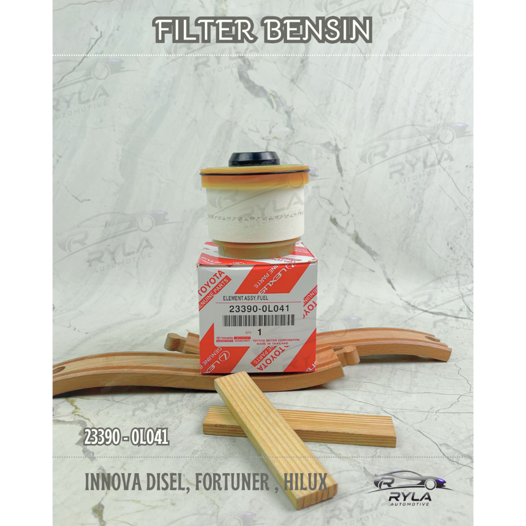 Fuel Filter Saringan Solar Filter Bahan Bakar Diesel - Innova, Fortuner, Hilux, Hiace - 23390-0L041 