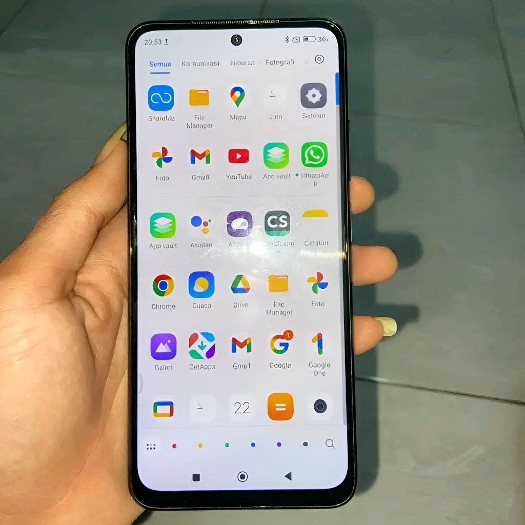 LCD Touchscreen Ori Asli Copotan Poco M4 Pro 5G