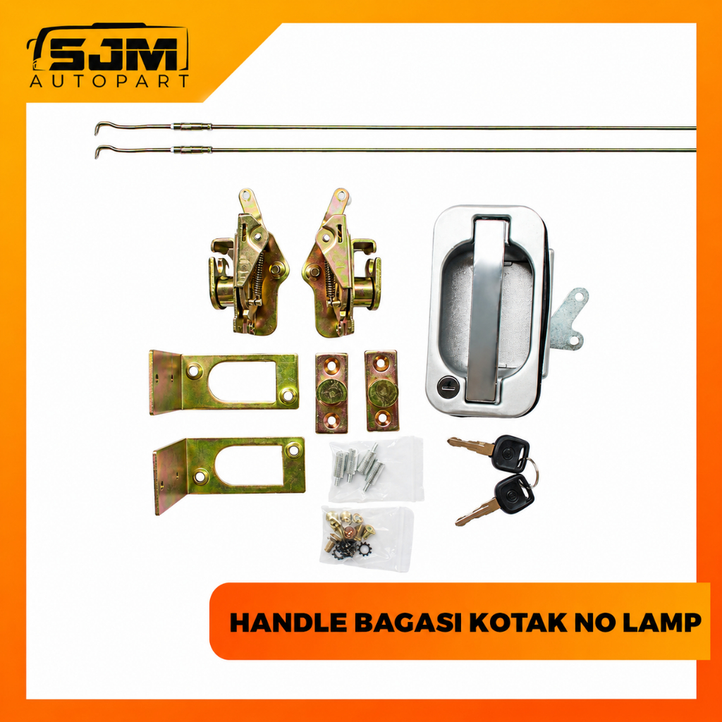 HANDLE BAGASI PINTU BUS TANPA LAMPU/HANDLE BAGASI BUS KOTAK JETBUS 1/HANDLE BAGASI BUS