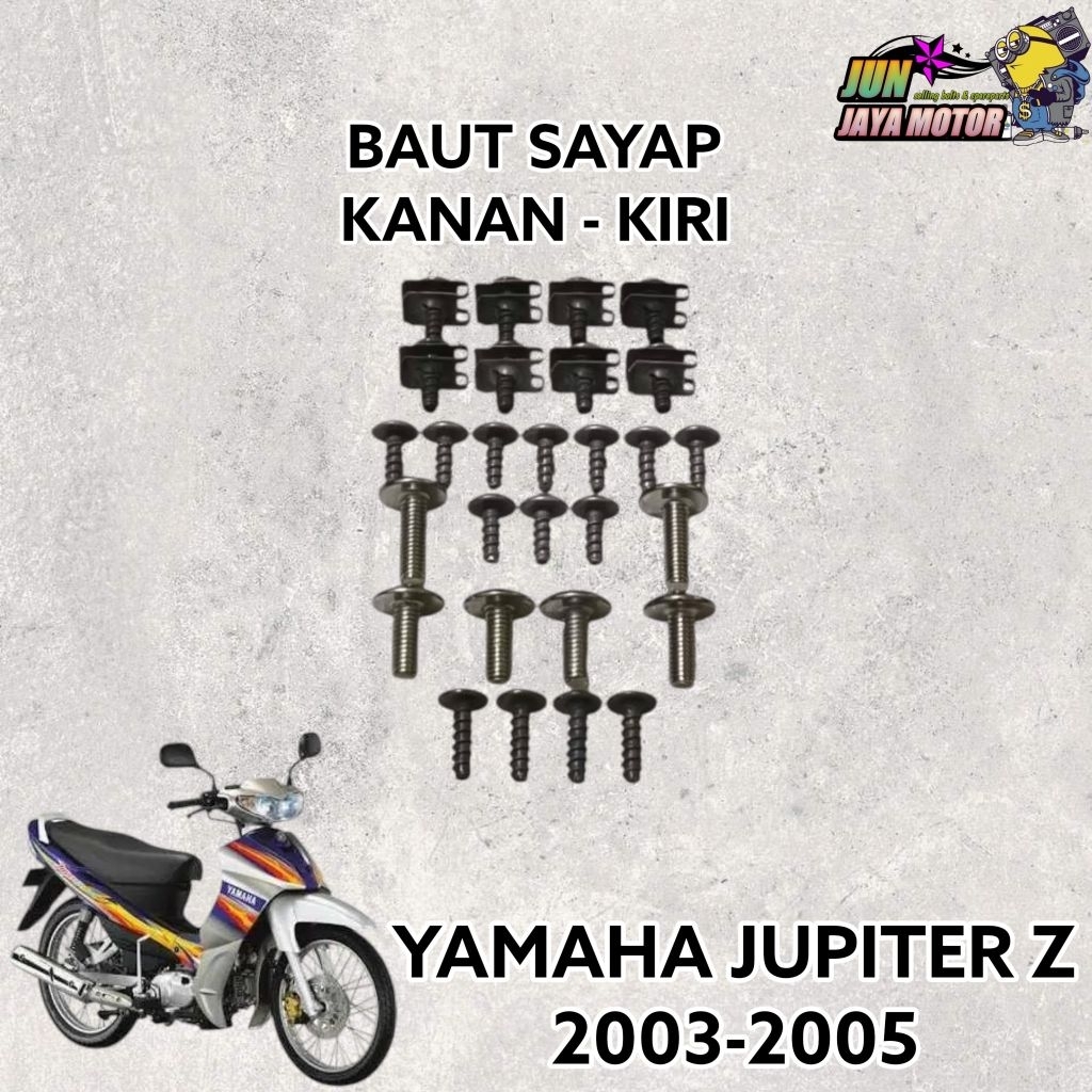 BAUT FULLSET BODY SAYAP KANAN KIRI YAMAHA JUPITER Z LAMA 2003 - 2005