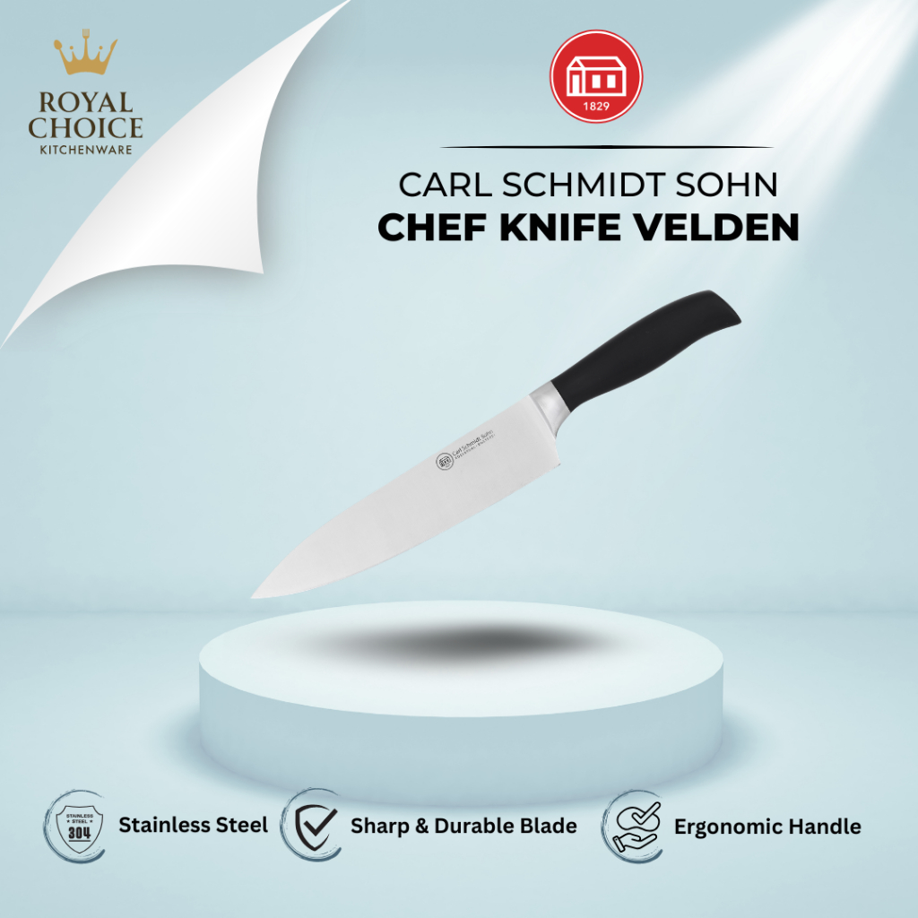 Pisau Multifungsi Berkualitas Dengan Pisau Serbaguna (Chef Knife) Carl Schmidt Sohn (Velden) Untuk D