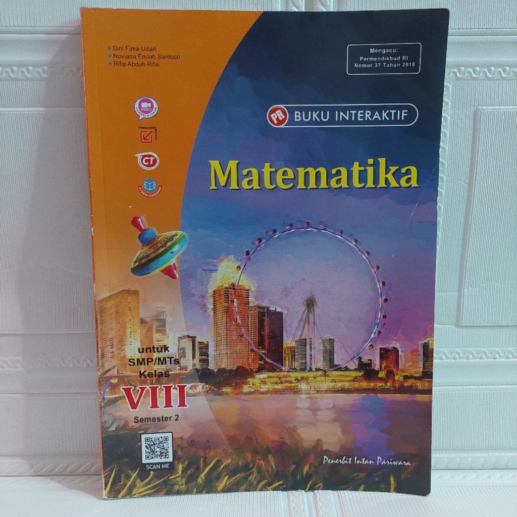 BUKU INTERAKTIF MATEMATIKA KELAS 8SMP/2 SMP PENERBIT INTAN PARIWARA