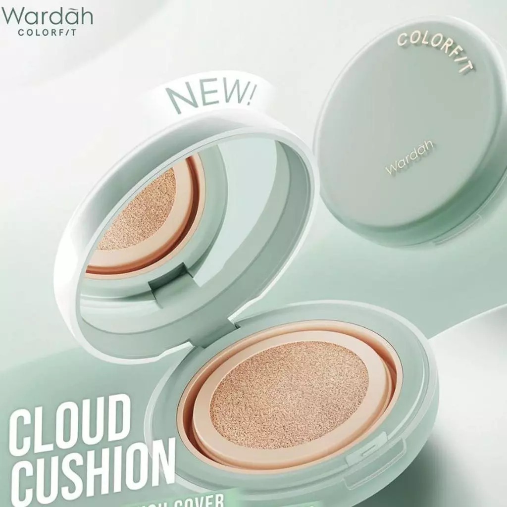 Wardah Colorfit - 5D Blur Cloud Cushion SPF 50 PA++++ 15gr | KARDUS REJECT