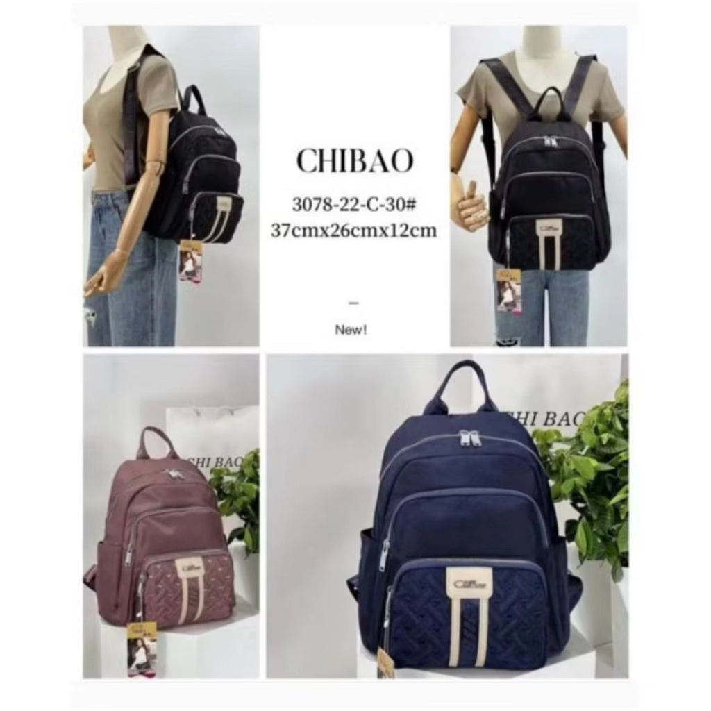 Tas ransel wanita backpack ori chibao tas import