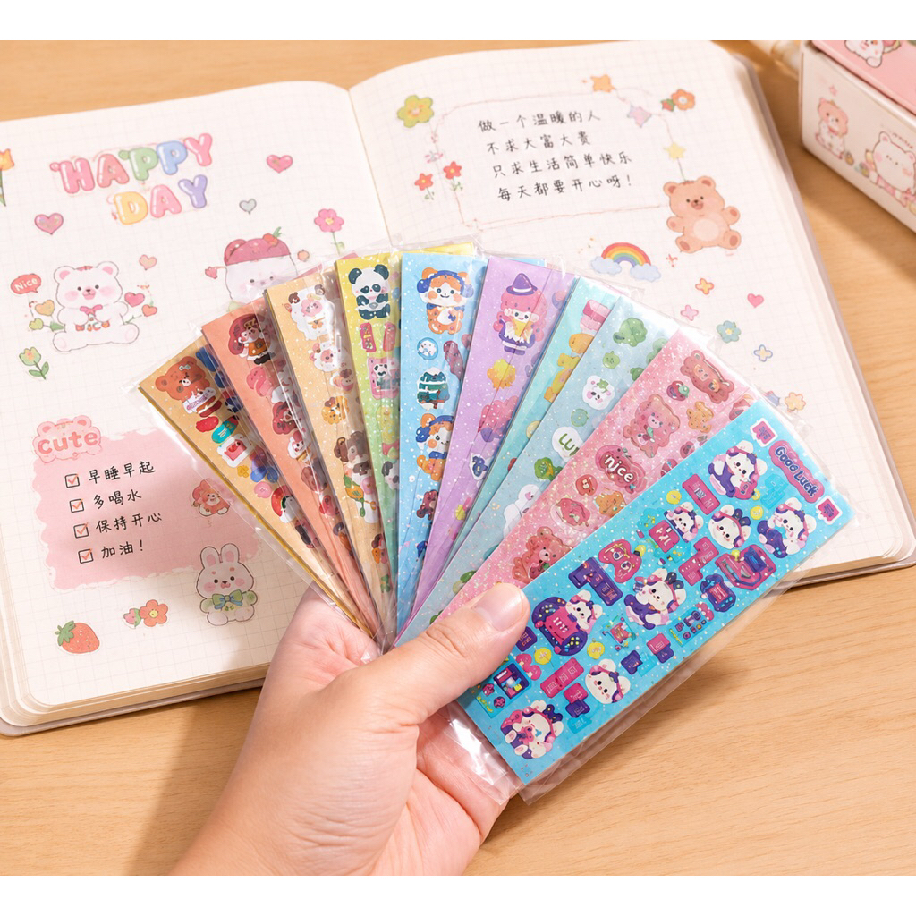 STIKER MINI STIKER LUCU MINI STIKER CUTTING VIRAL STIKER IMUT STIKER LEMBAR