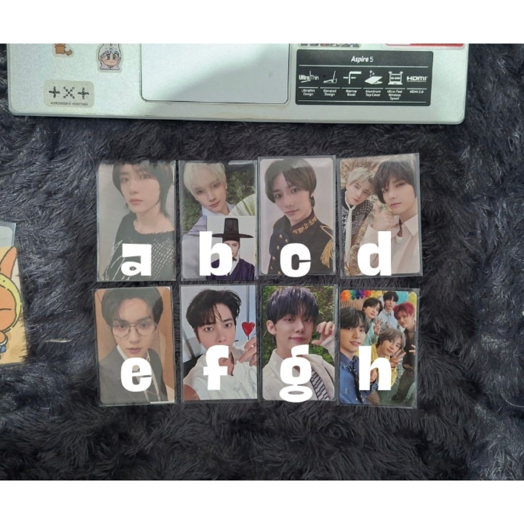 OFFICIAL PHOTOCARD TXT beomgyu hueningkai yeonjun soobin taehyun yzy r1 sg25 boardcast moakit