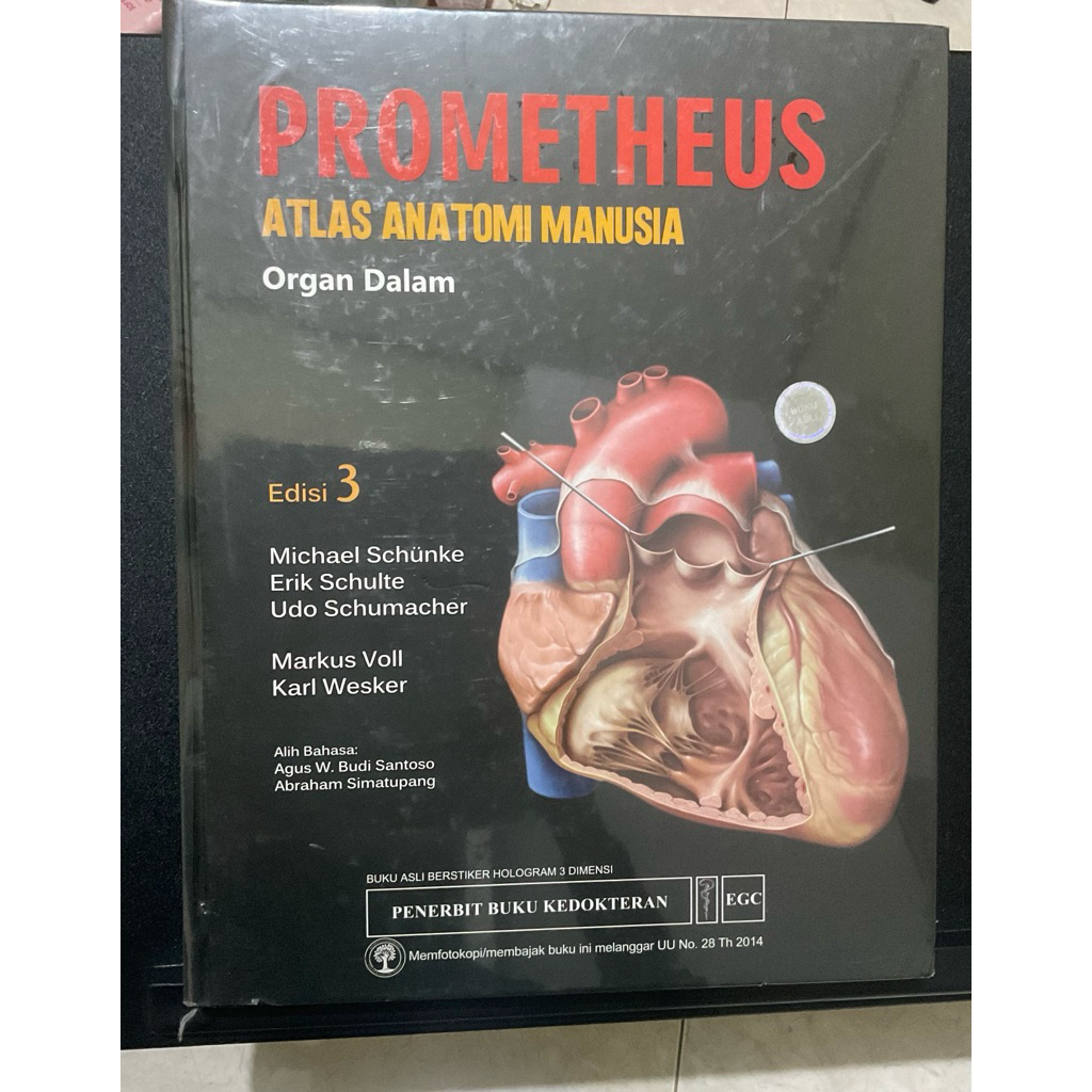 [PRELOVED] Atlas Anatomi PROMETHEUS Edisi 3 (ORGAN DALAM)