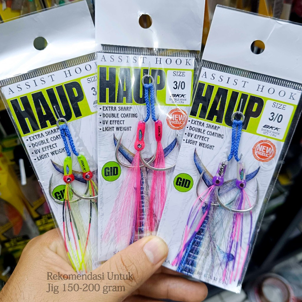 Assist Hook BKK 3/0 Rekomendasi Jig 150-200 gram - Kail Pancing Jigging