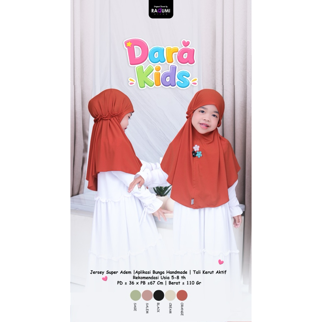 RAQUMI HIJAB // DARA KIDS // HIJAB ANAK // HIJAB KIDS // HIJAB INSTAN
