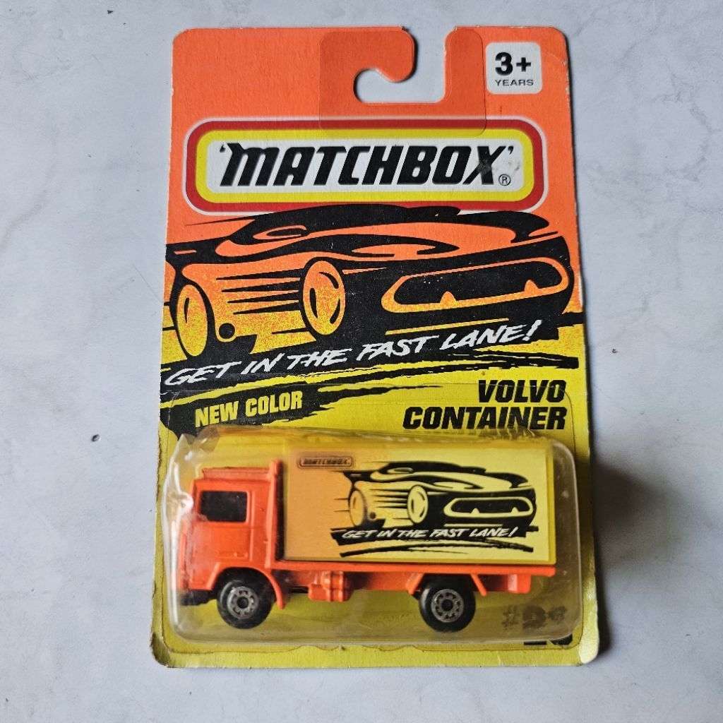 matchbox volvo container truck diecast