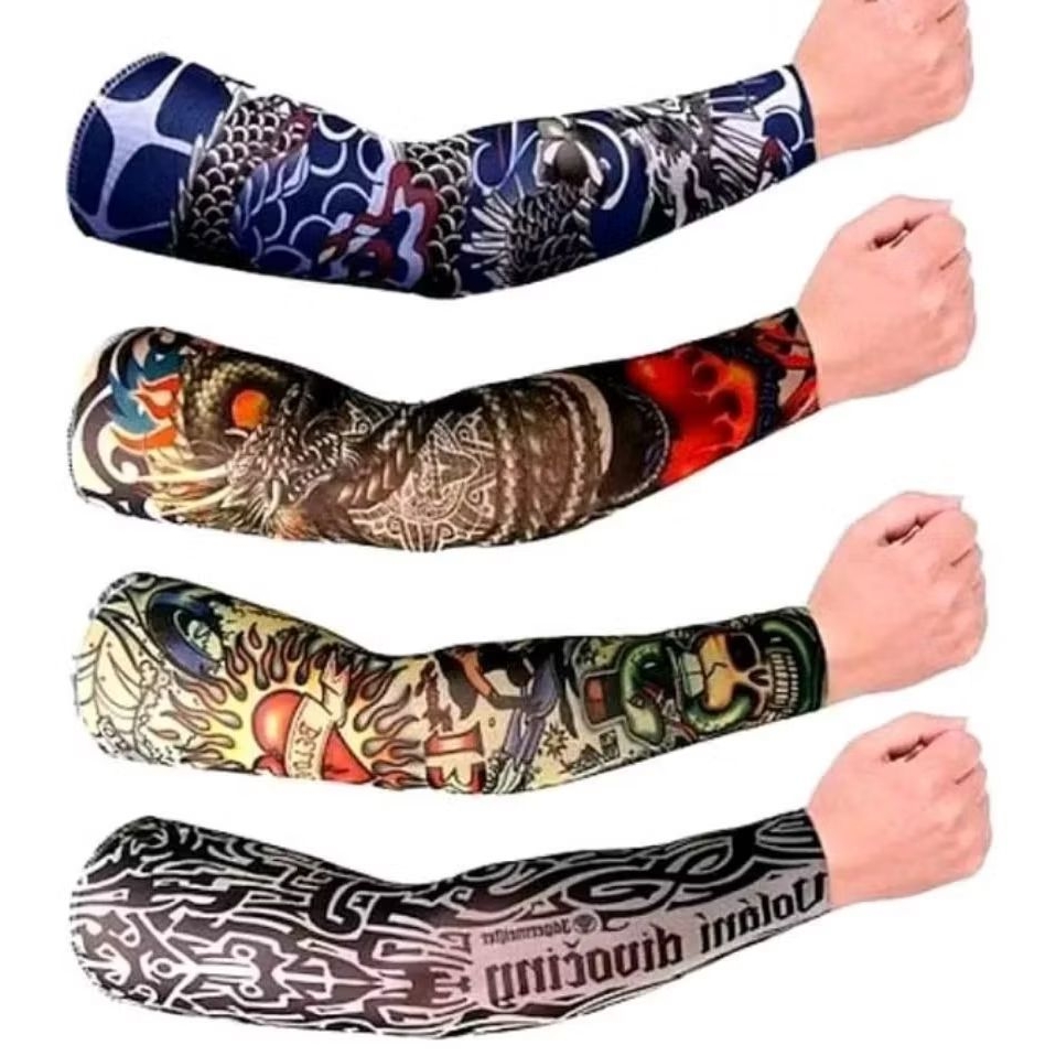Sarung Lengan Tangan Tatto - Manset Motif Tatto - Gloves Temporary