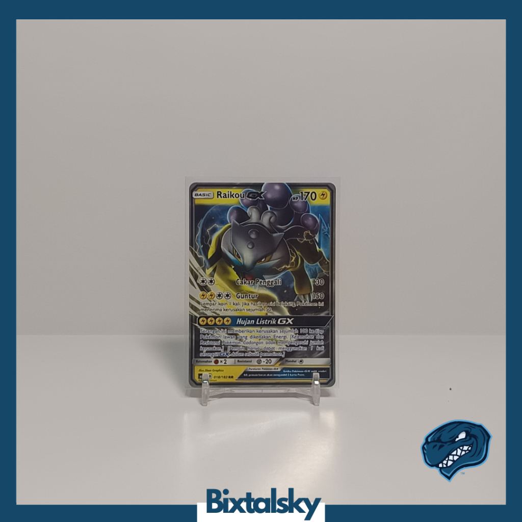 Pokemon TCG Raikou GX RR Bayangan Tersembunyi Indonesia