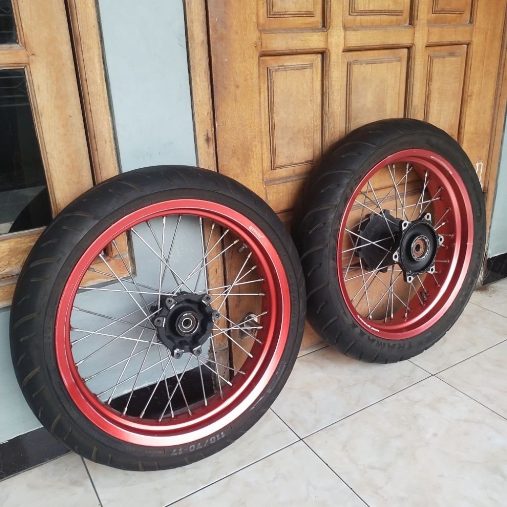 Wheelset supermoto crf velg crf supermoto velg supermoto crf whelset crf supermoto velg crf supermot