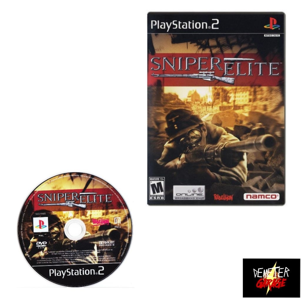 DVD GAME PS2 PLAYSTATION 2 SNIPER ELITE / KASET PS2