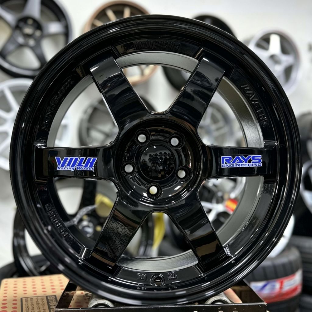 velg racing r18 TE37 FLOW FORMING r18 pcd 5X108 velg mobil ring 18 velg mobil jaecoo j5 Chery omoda 