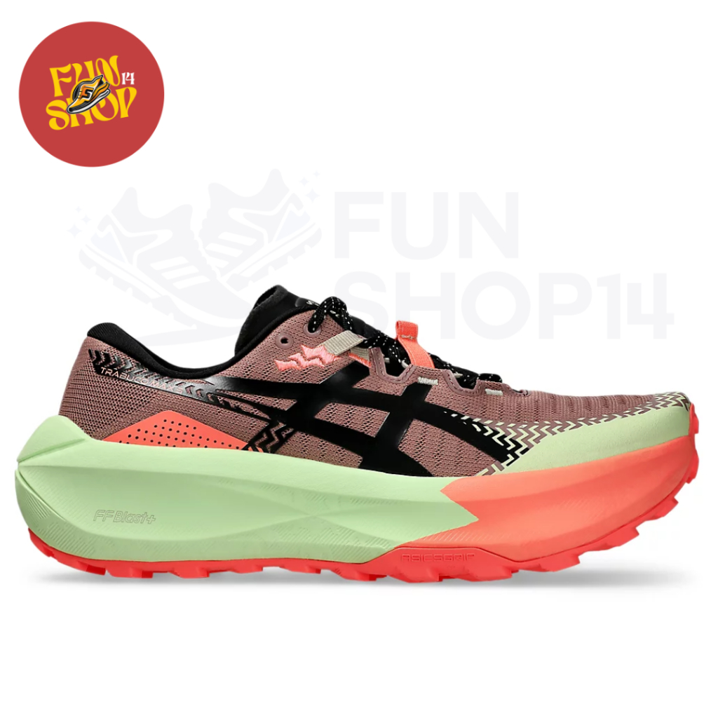Sepatu Lari Pria Asics TRABUCO MAX 5 Men's Trail Running Shoes Umeboshi/Black - 1011C164.600