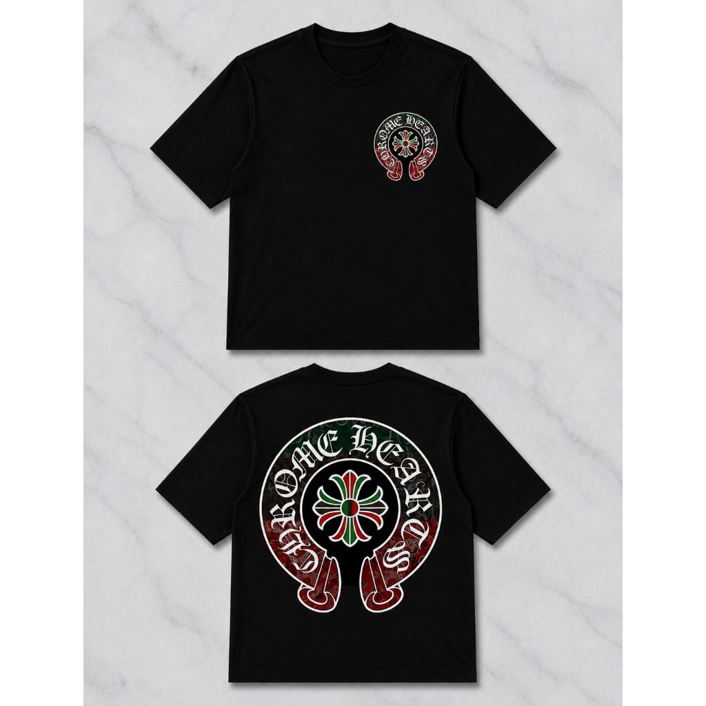 Kaos Pendek chrome hearts Banyak Pareasinya /T shirt Chrome Hearts Unisex
