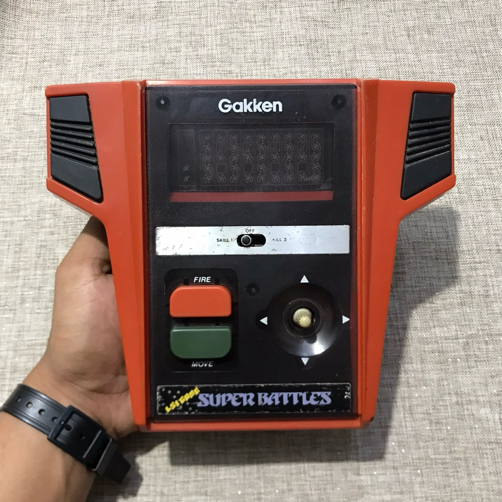 Retro Game Handheald Jadul Gakken Super Battles Coleco Made in taiwan