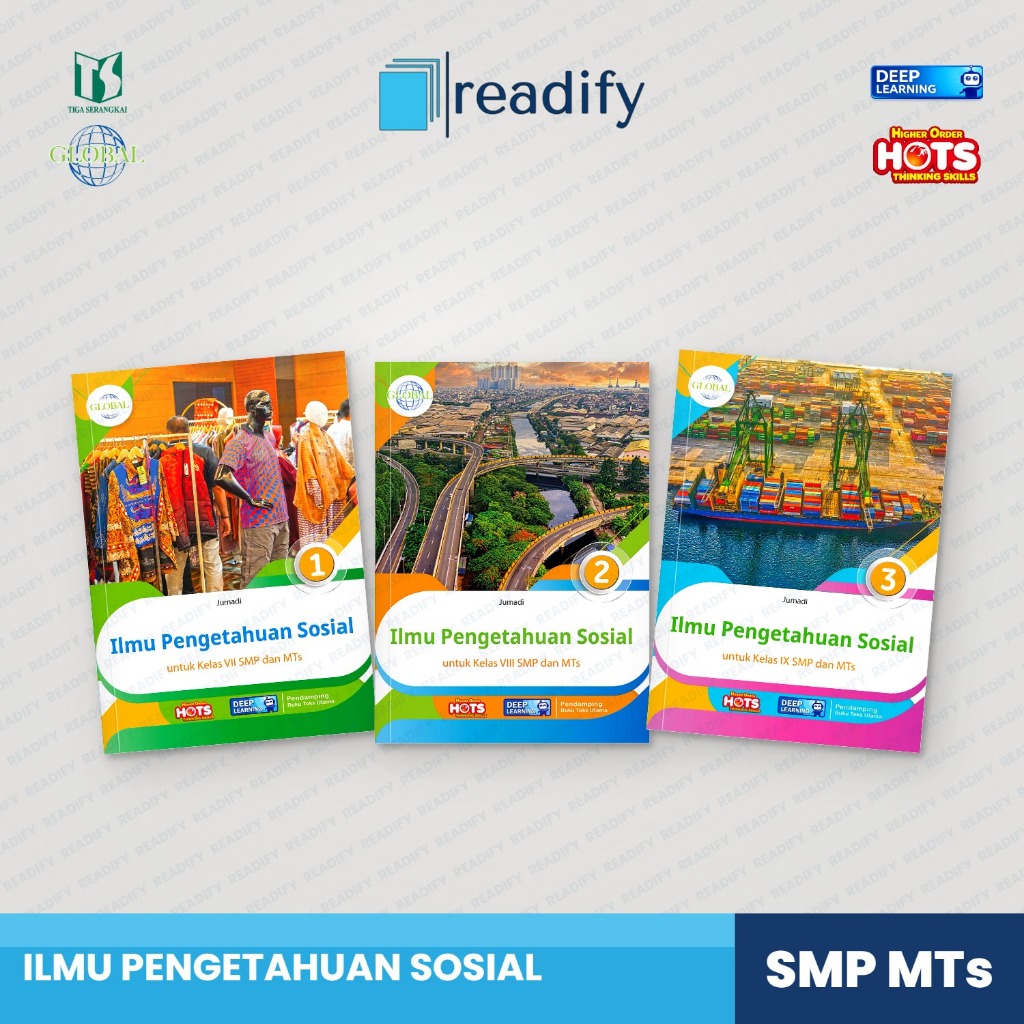 Buku Global IPS SMP/MTs Kelas 7-9 Deep Learning Tiga Serangkai