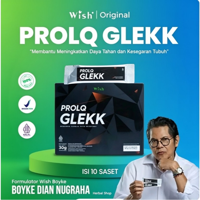 PROLQ Glekk Produk Herbal WISH dr. Boyke