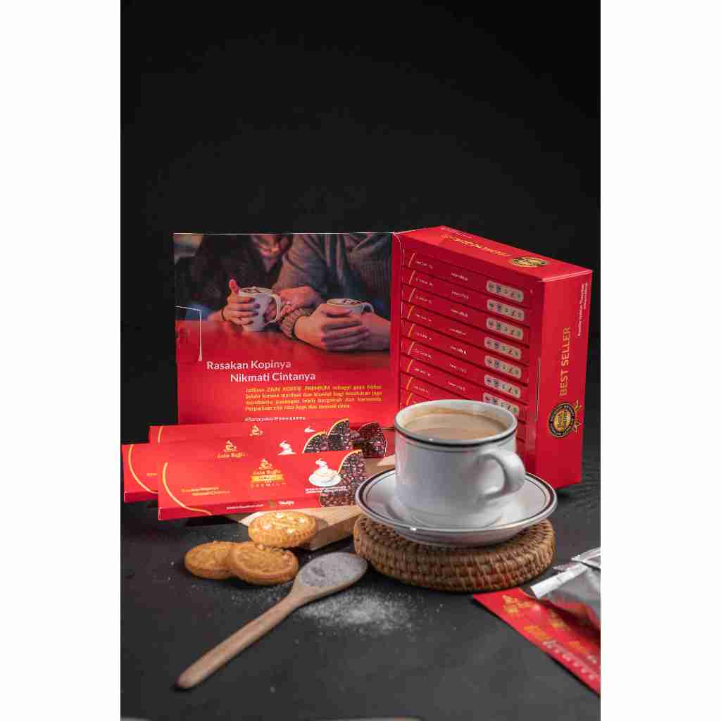 ZAIN KOFFIE Box isi 10 Sachet, 1 Sachet untuk 2 kali minum. Exp Maret 2028