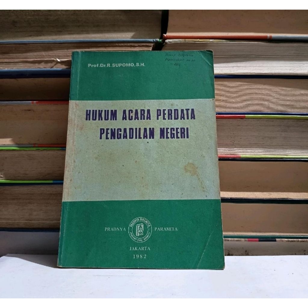 HUKUM ACARA PERDATA PENGADILAN NEGERI - R. SUPOMO