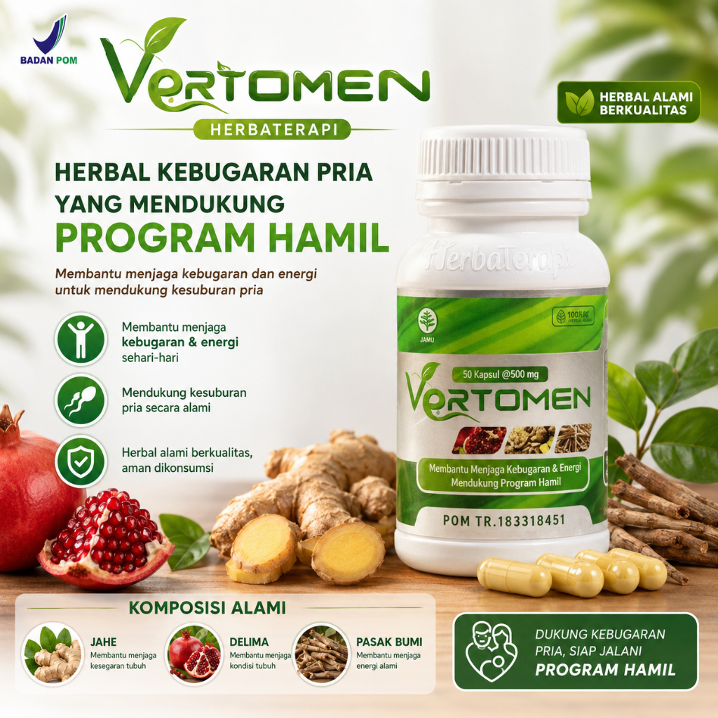 vertomen obat herbal kesuburan promil pria