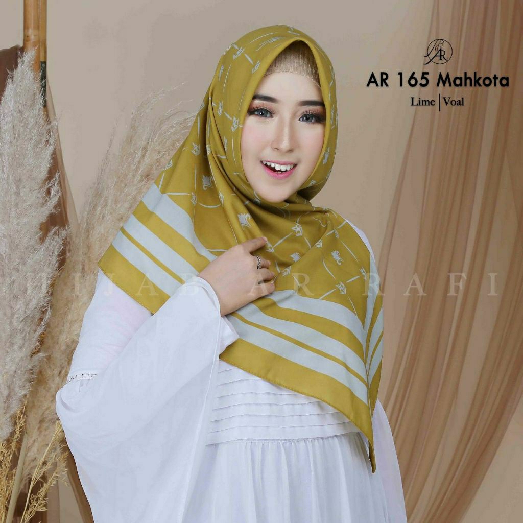 AR 165 new/motif mahkota/segiempat motif