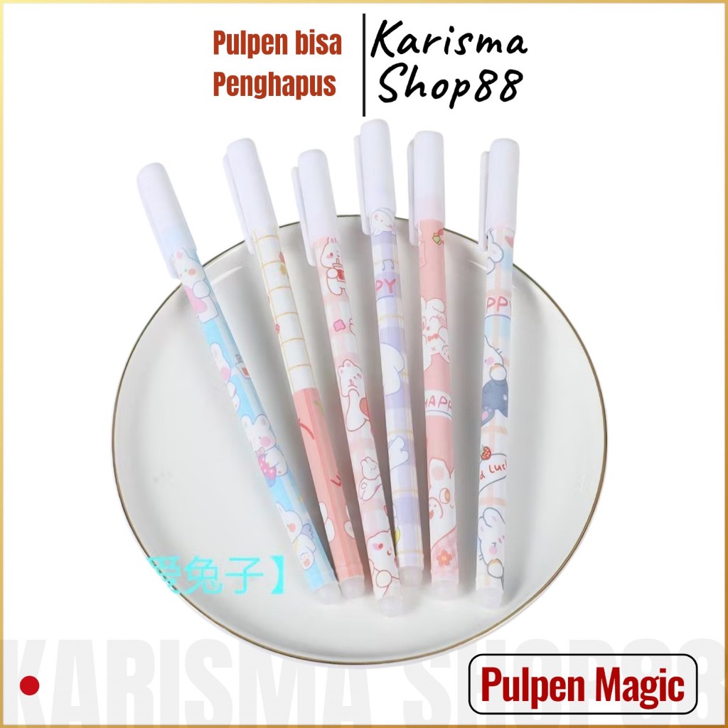 Pulpen magic bisa dihapus / pena magic / tinta bisa dihapus / pen
