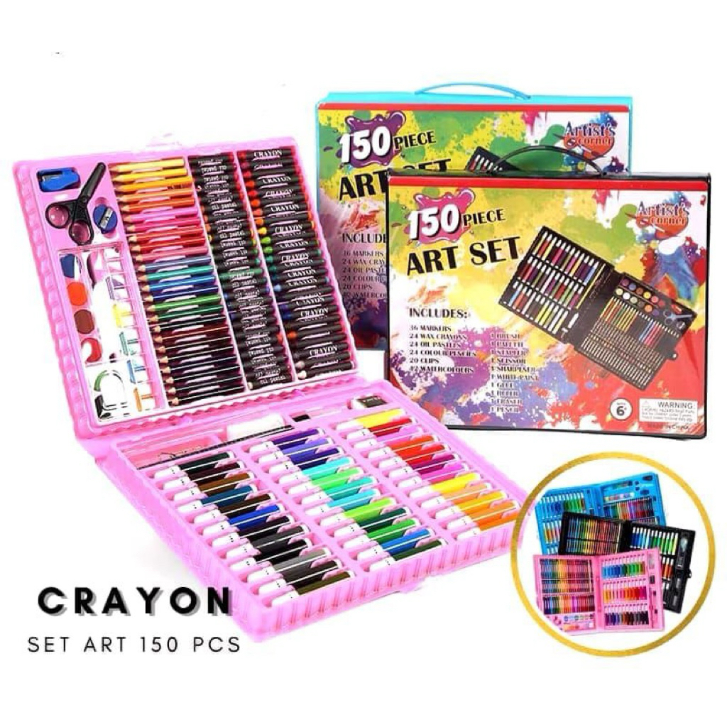 crayon/crayon 150 set/crayon anak
